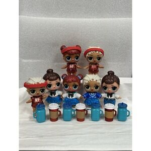 L.O.L. Surprise! Glitter Series Set of 7 with Accessories Dolls with Accessories
